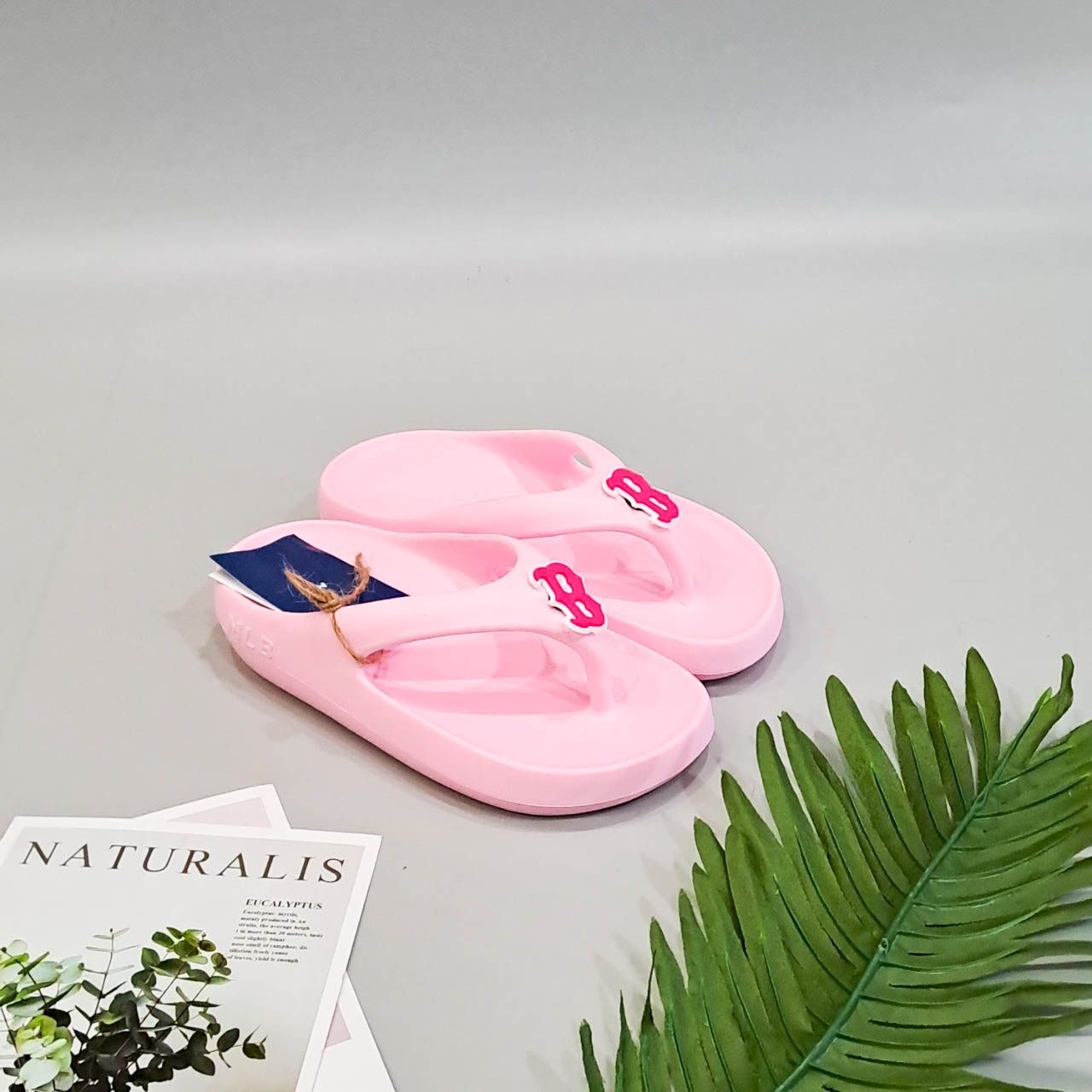  Dép kẹp MLB chunky bouncer nữ đúc nguyên khối 