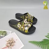  Dép quai ngang Dinas classic platform slide phun sơn nữ chính hãng 