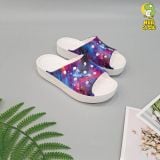  Dép quai ngang Dinas classic platform slide phun sơn nữ chính hãng 