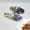  Dép quai ngang vân chạm nổi nam nữ đúc nguyên khối 