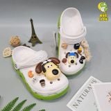  Set Jibbitz charms phối gắn trang trí dép cross 
