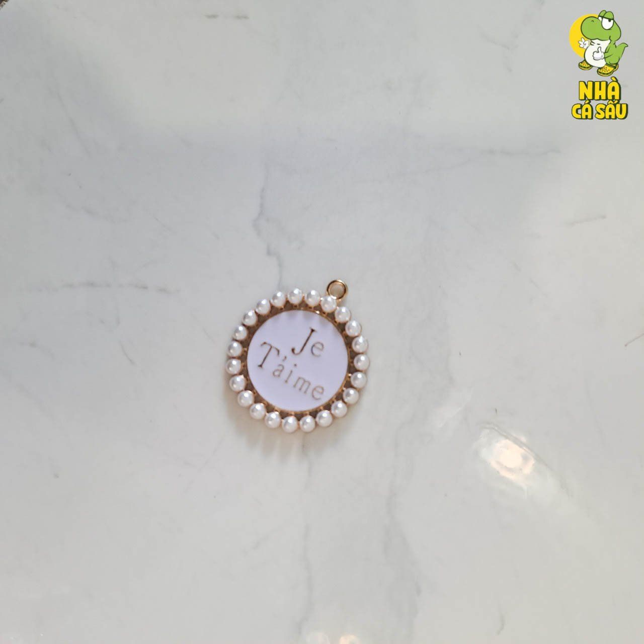  Jibbitz charms kim loại gắn dép cross 