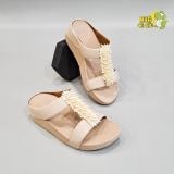  Dép xuồng hai quai ngang fitflop phối hoa nữ chính hãng 