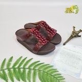  Dép xuồng hai quai ngang fitflop phối hoa nữ chính hãng 