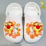  Set Jibbitz charms phối gắn trang trí dép cross 