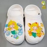  Set Jibbitz charms phối gắn trang trí dép cross 