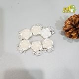  Jibbitz charms kim loại gắn dép cross 