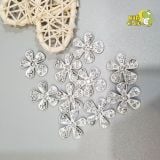 Jibbitz charms kim loại gắn dép cross 
