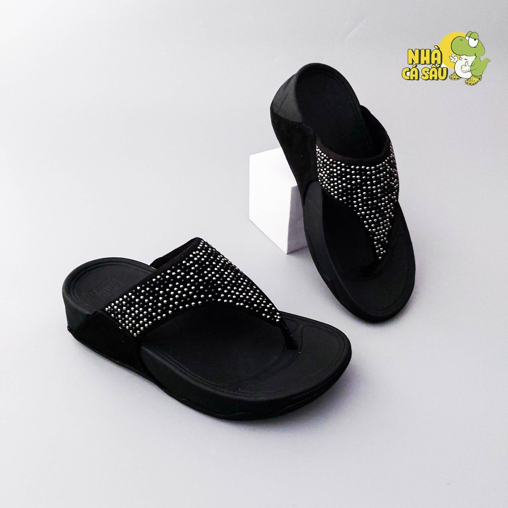  Dép xuồng xỏ ngón fitflop trơn nữ chính hãng 
