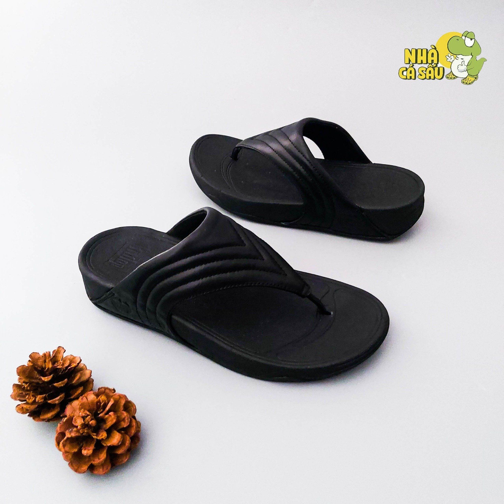  Dép xuồng xỏ ngón fitflop trơn nữ chính hãng 