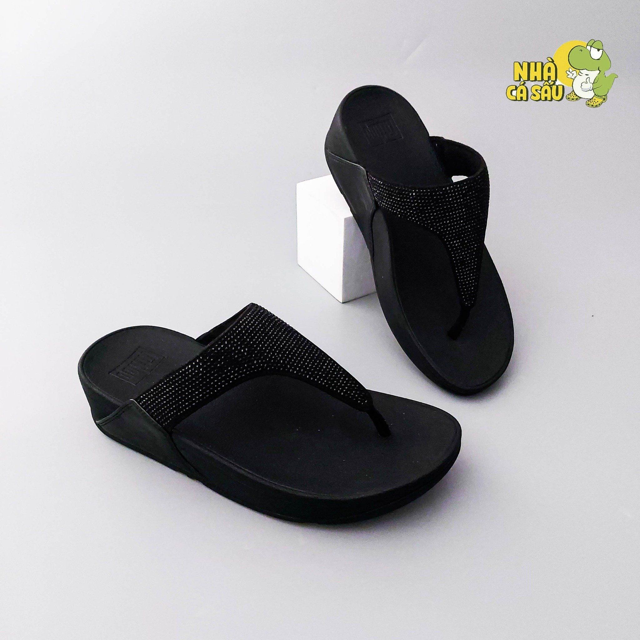  Dép xuồng xỏ ngón fitflop trơn nữ chính hãng 