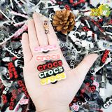  Jibbitz charms stickers hình chữ cross gắn dép 