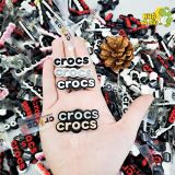  Jibbitz charms stickers hình chữ cross gắn dép 