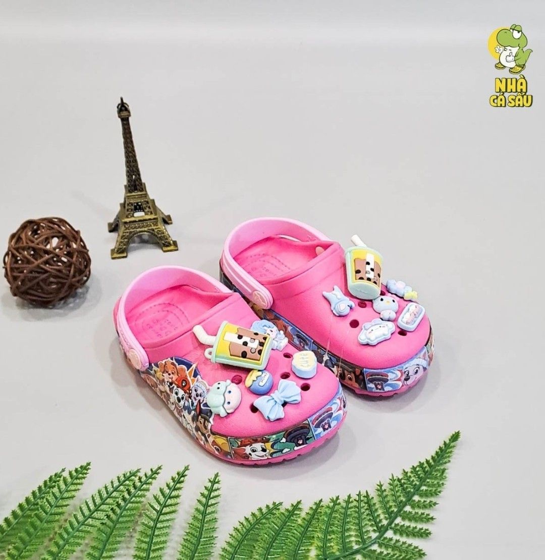  Dép sục Dinas 3D chó cứu hộ trẻ em 