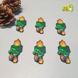  Jibbitz charms 3D xịn nhiều mẫu gắn dép sục 