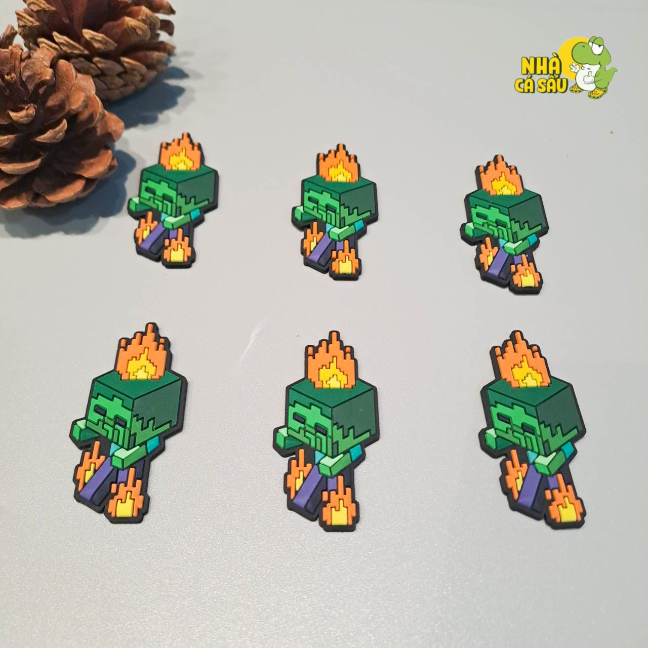  Jibbitz charms 3D xịn nhiều mẫu gắn dép sục 