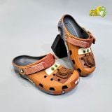  Dép sục cross ô tô nâu nam nữ chính hãng 