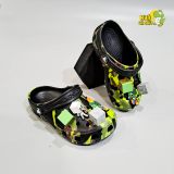  Dép sục cross classic đen loang xanh trẻ em chính hãng 