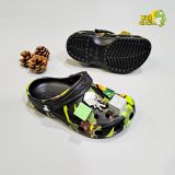  Dép sục cross classic đen loang xanh trẻ em chính hãng 