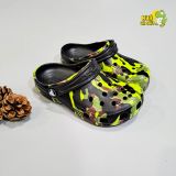 Dép sục cross classic đen loang xanh trẻ em chính hãng 