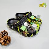 Dép sục cross classic đen loang xanh trẻ em chính hãng 