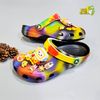 Dép sục cross classic họa tiết đen loang vàng nam nữ chính hãng
