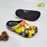 Dép sục cross classic họa tiết đen loang vàng nam nữ chính hãng 