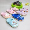 Dép sục crocband viền họa tiết trái tim, cầu vồng trẻ em người lớn chính hãng