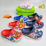  Dép sục cross trẻ em viền hoạt hình 3D chính hãng 