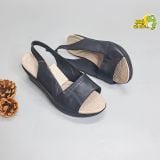  Sandal xuồng da cross slingback nữ chính hãng 