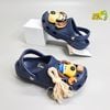  Dép sục cross classic trẻ em màu navy, đen, xám chính hãng 