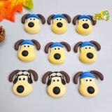  Jibbitz charms 3D xịn hình chó thuyền trưởng gắn dép 