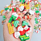  Jibbitz charms 3D xịn noel, giáng sinh gắn dép 