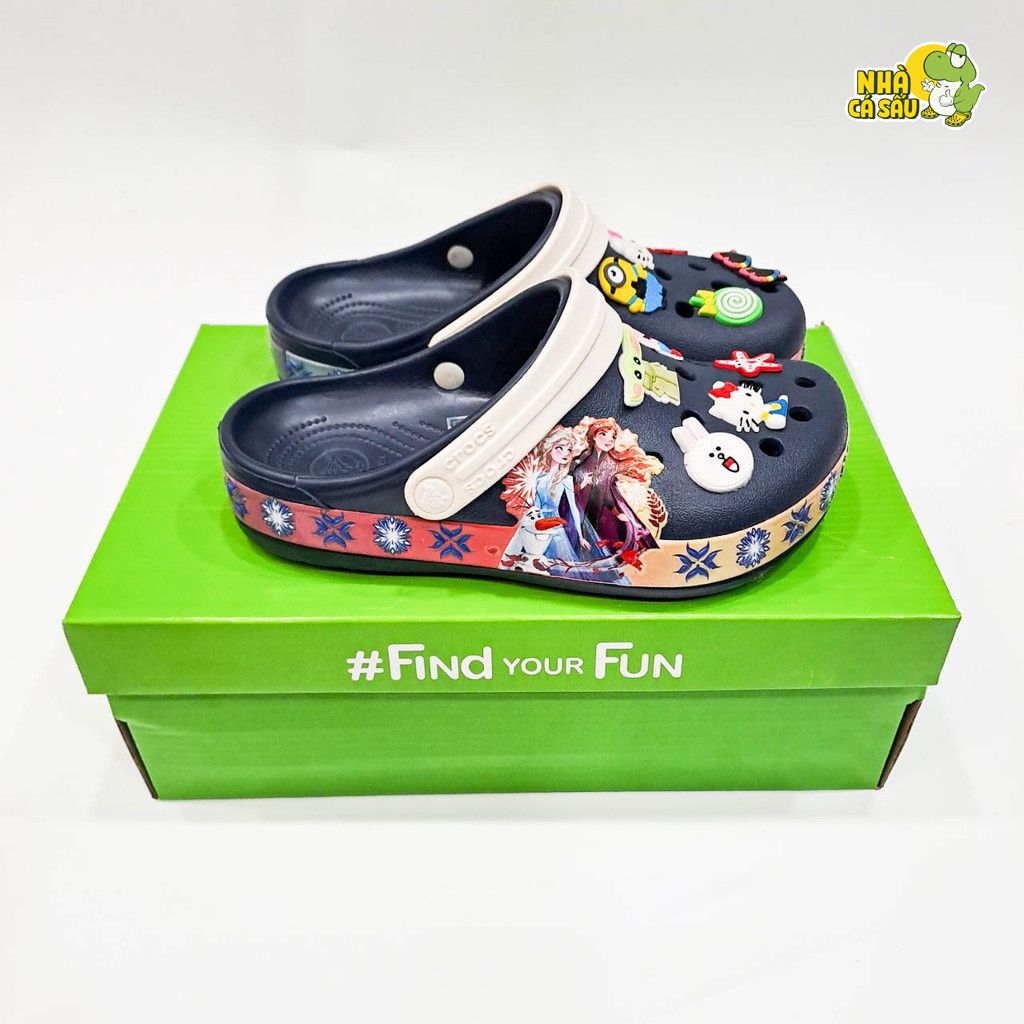  Dép sục cross 3D frozen trẻ em 