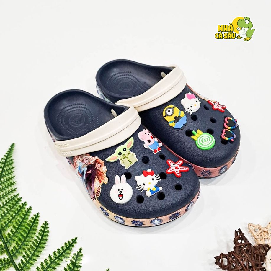  Dép sục cross 3D frozen trẻ em 