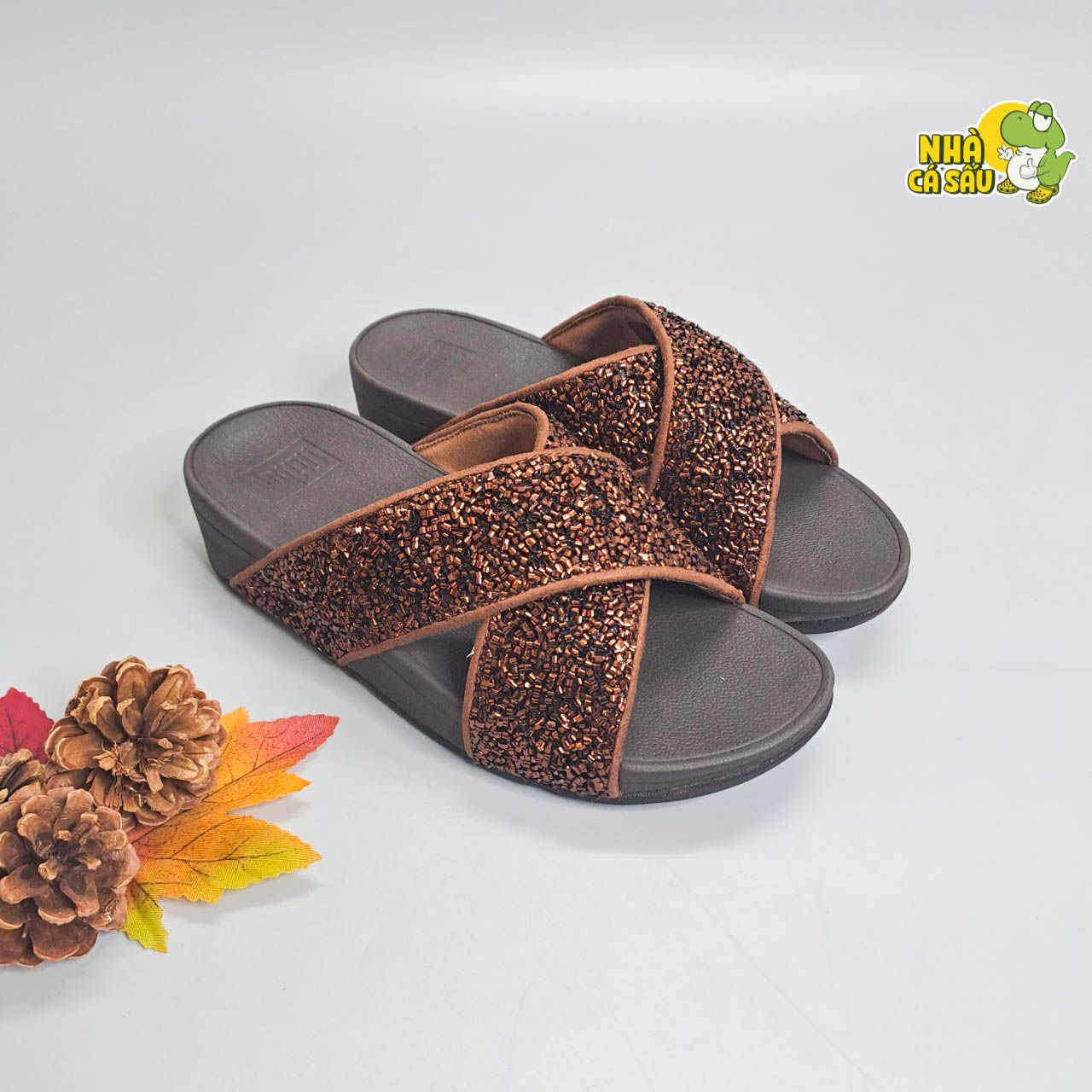  Dép xuồng quai chéo fitflop nữ chính hãng 