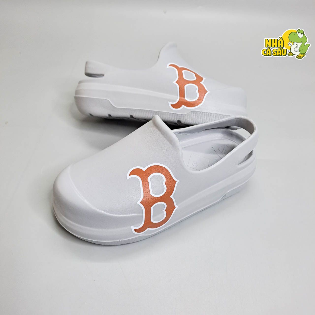  Giày sục clog unisex mũi tròn MLB Chunky Bouncer 