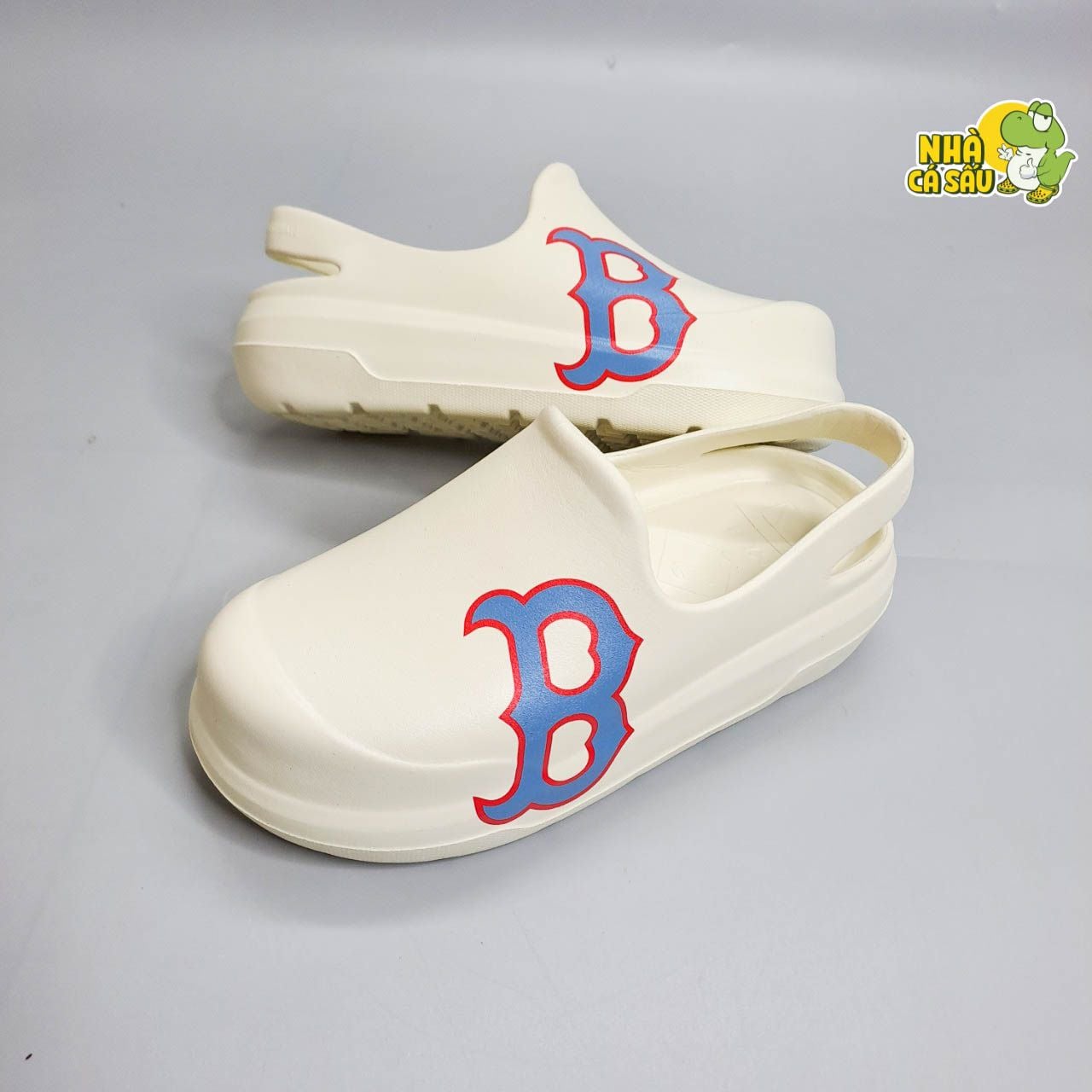  Giày sục clog unisex mũi tròn MLB Chunky Bouncer 