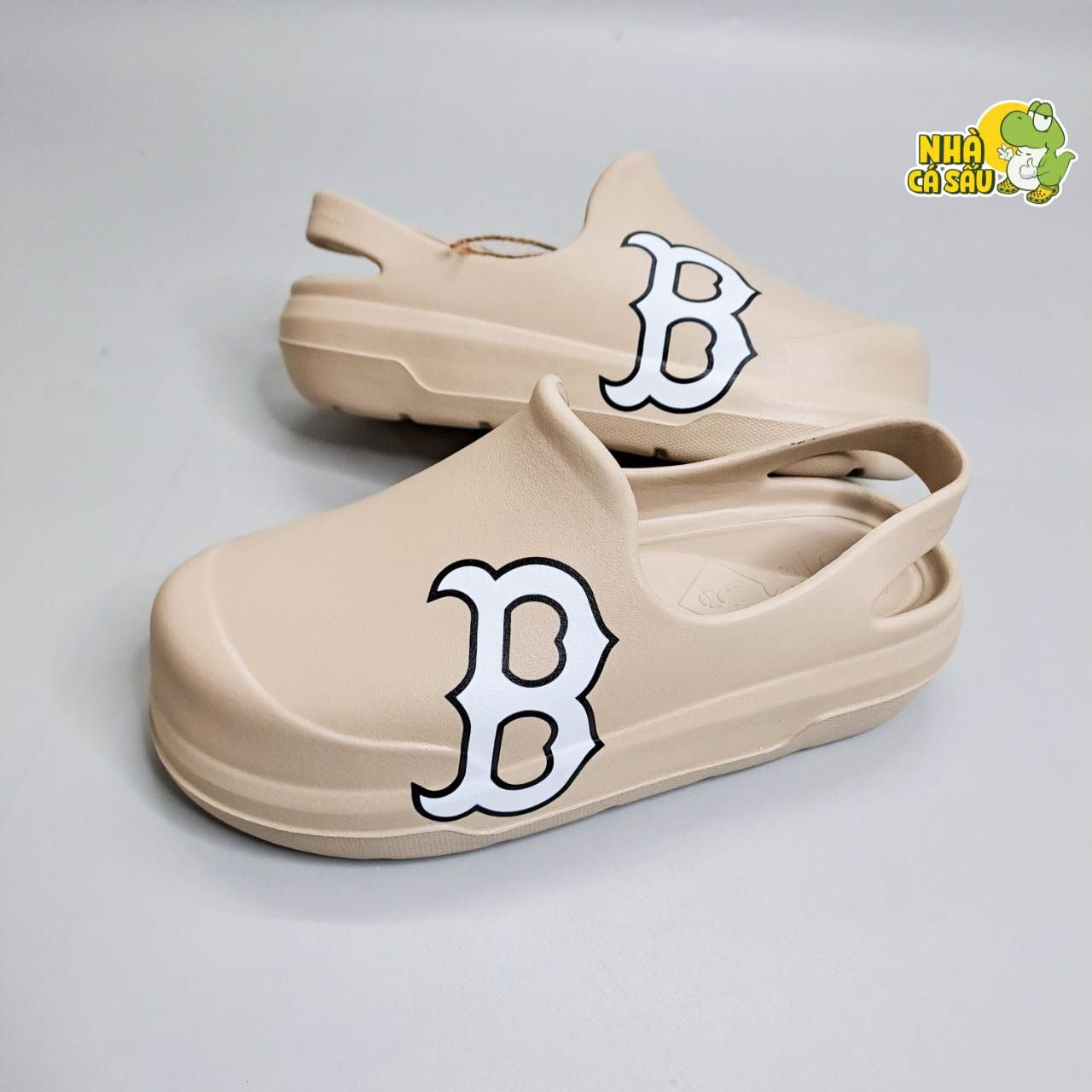  Giày sục clog unisex mũi tròn MLB Chunky Bouncer 