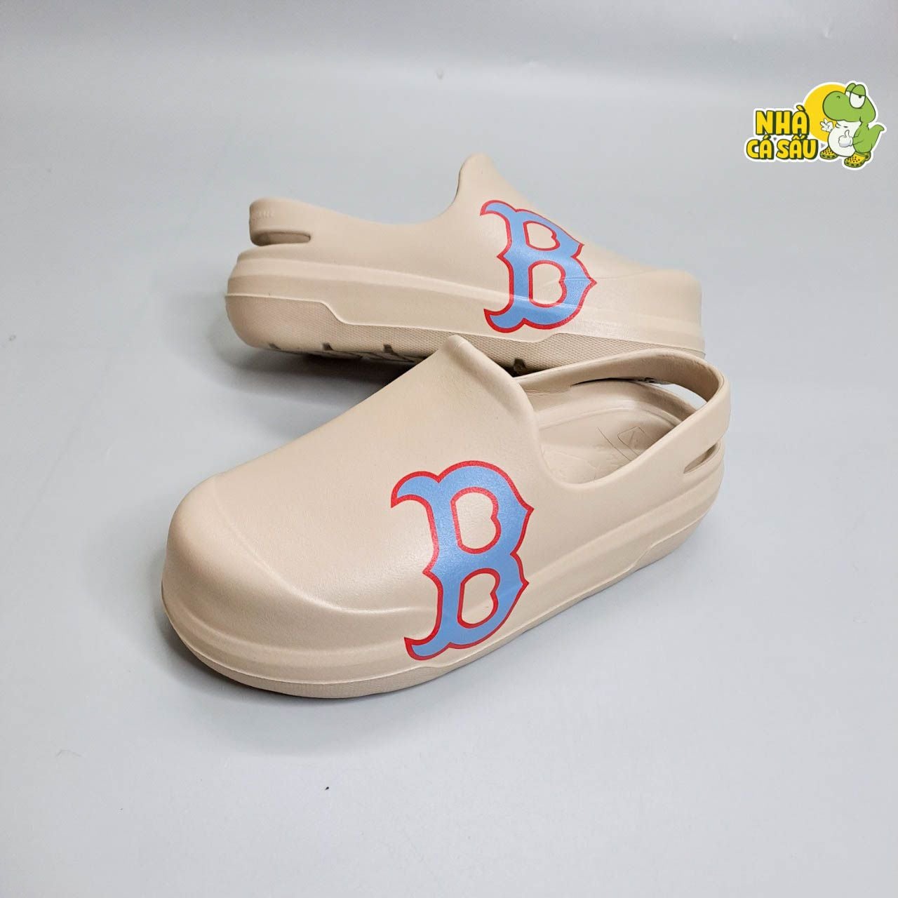  Giày sục clog unisex mũi tròn MLB Chunky Bouncer 