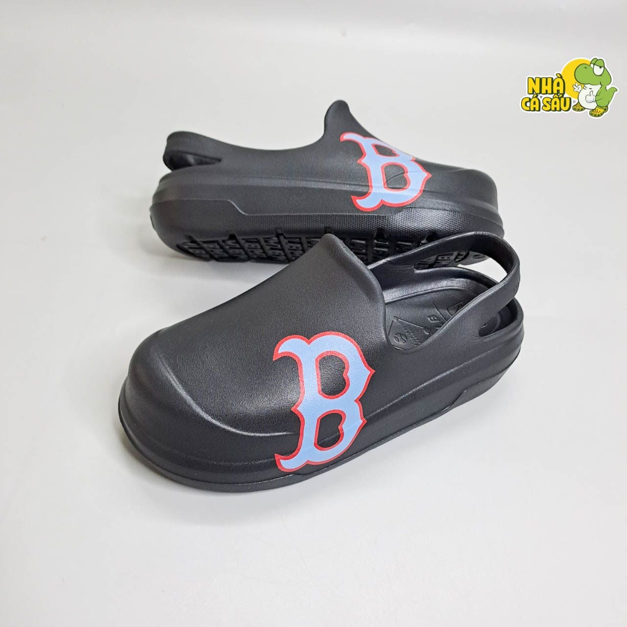  Giày sục clog unisex mũi tròn MLB Chunky Bouncer 