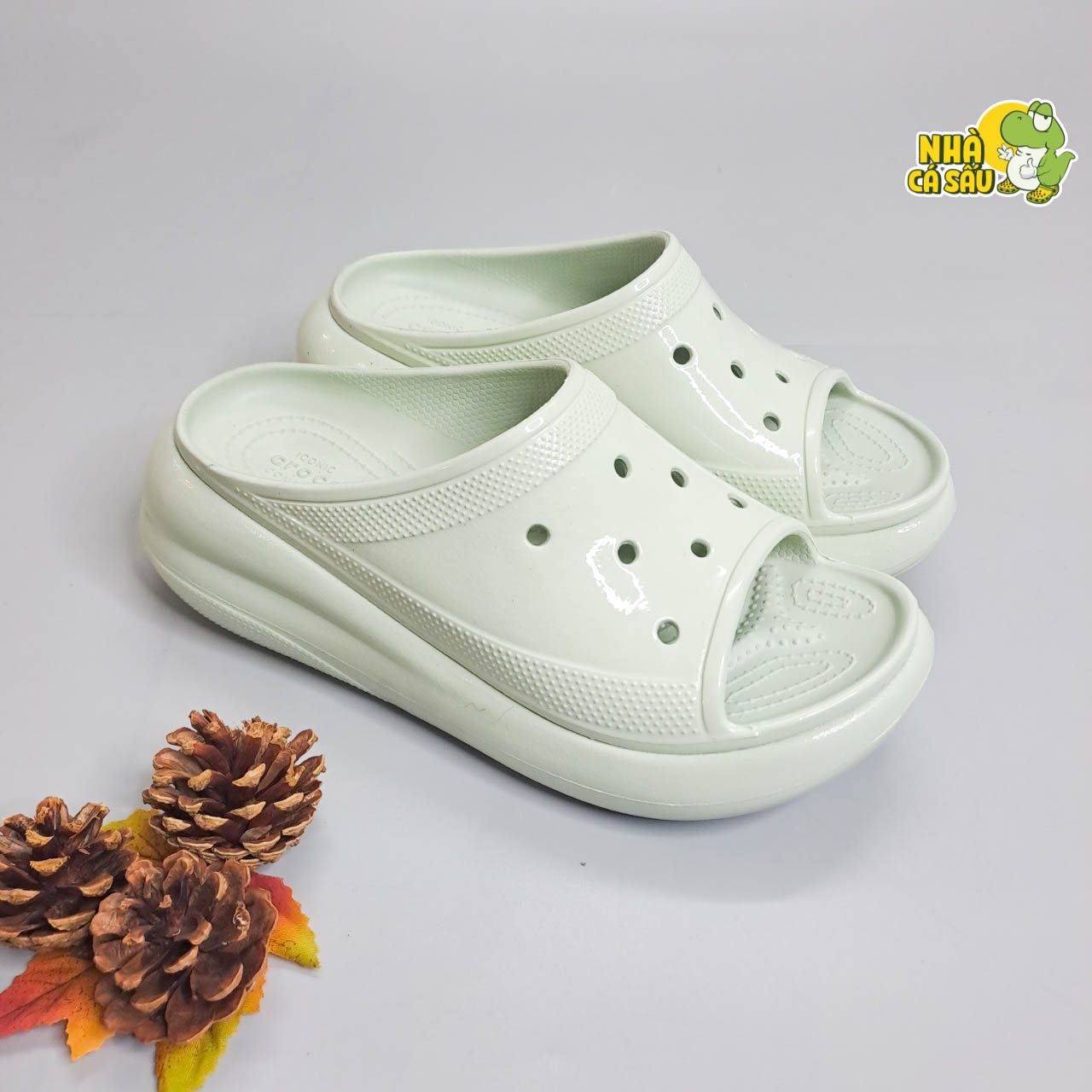  Dép quai ngang cross classic crush nữ chính hãng 