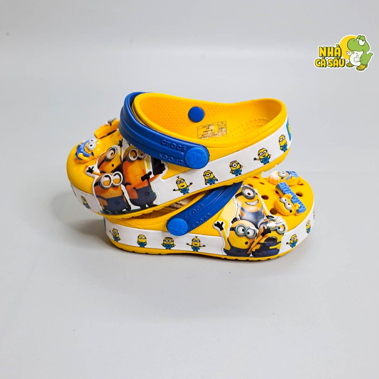  Dép sục cross 3D minion trẻ em 