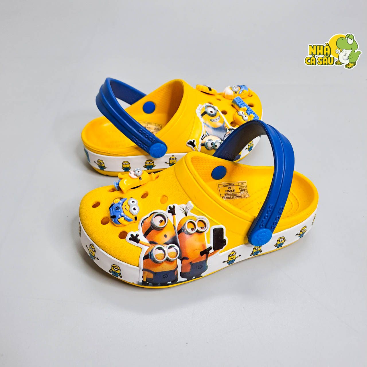  Dép sục cross 3D minion trẻ em 