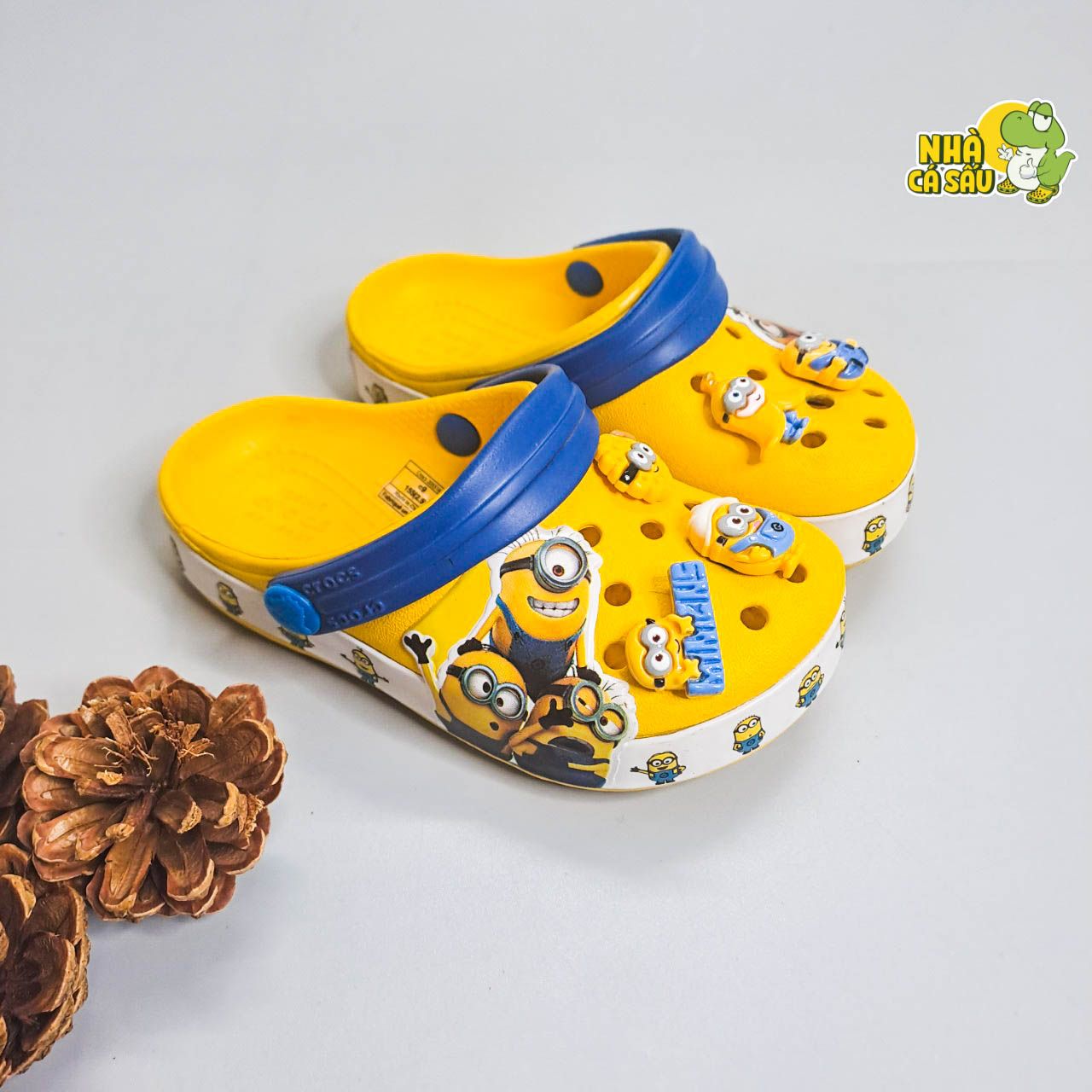  Dép sục cross 3D minion trẻ em 