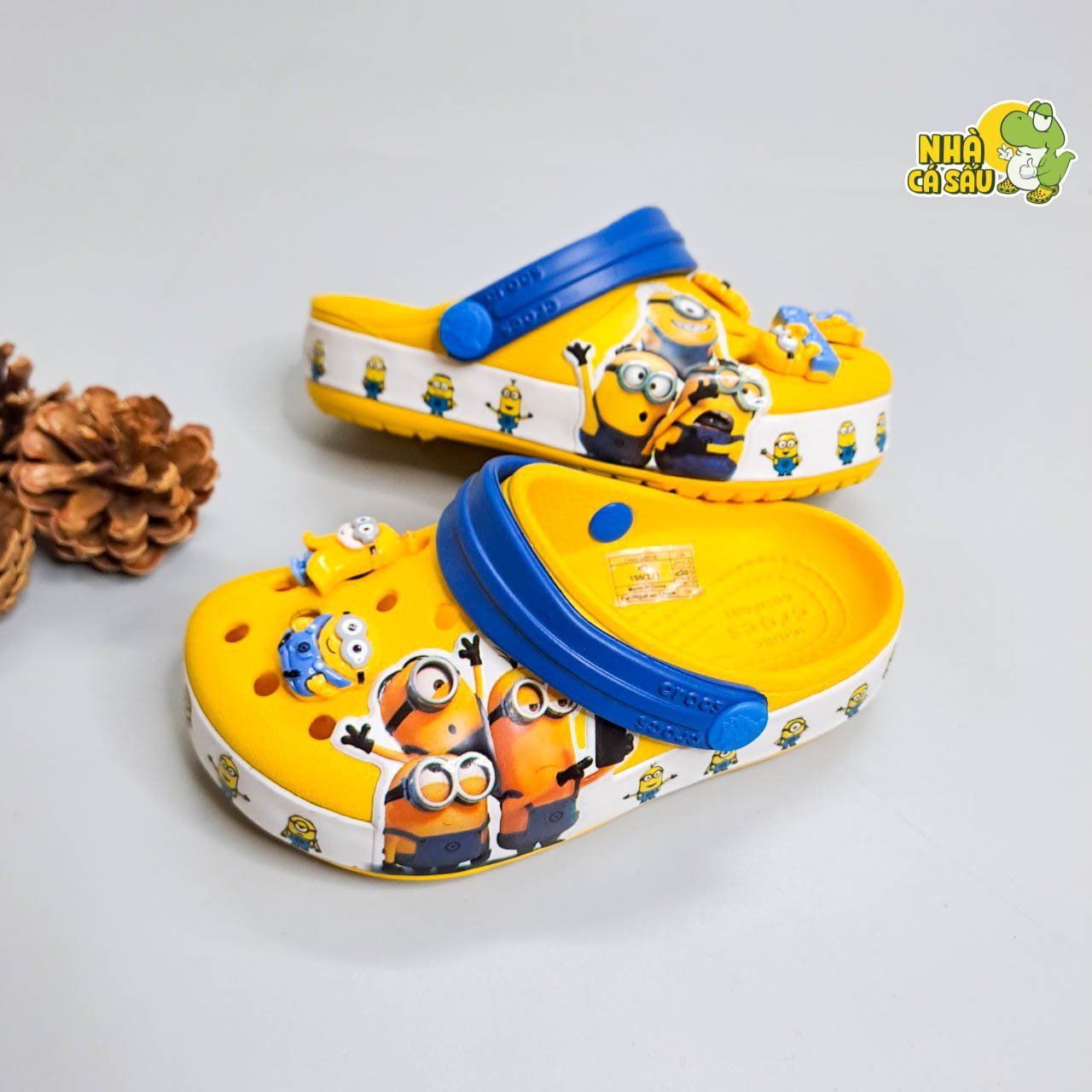  Dép sục cross 3D minion trẻ em 