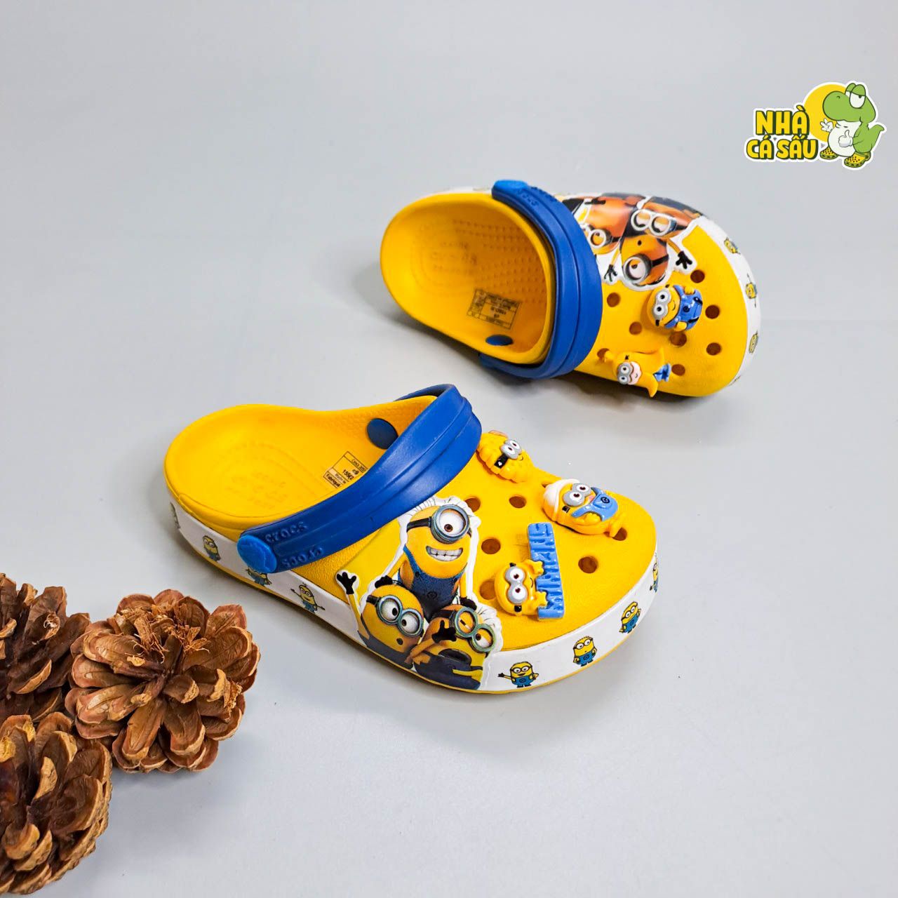  Dép sục cross 3D minion trẻ em 