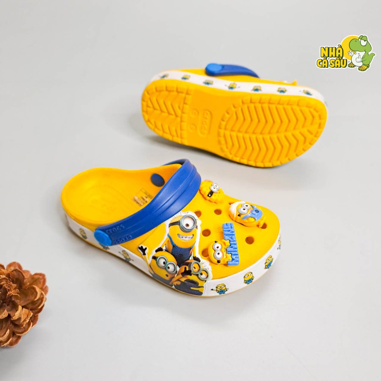  Dép sục cross 3D minion trẻ em 