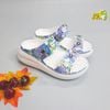 Dép hai quai ngang Dinas crush bướm đế bánh mỳ cao 6 phân nữ
