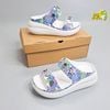 Dép hai quai ngang cross crush bướm đế bánh mỳ cao 6 phân nữ